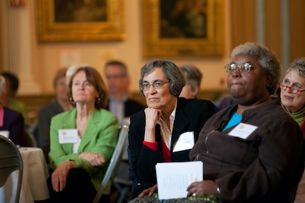 American women religious attend a meeting of Network (CNS)