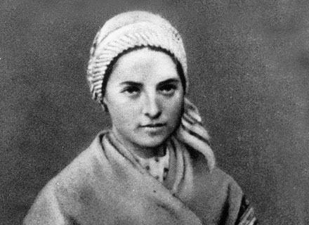 St Bernadette grew up uneducated, undernourished, and asthmatic