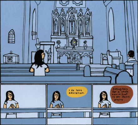 A page from the graphic novel Please God, Find Me A Husband! by Simone Lia